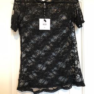 Agnes and Dora Lace Fitted Tee